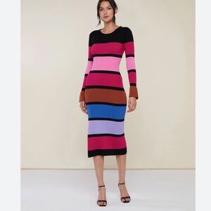 Rachel Parcell colorblocked sweater dress
